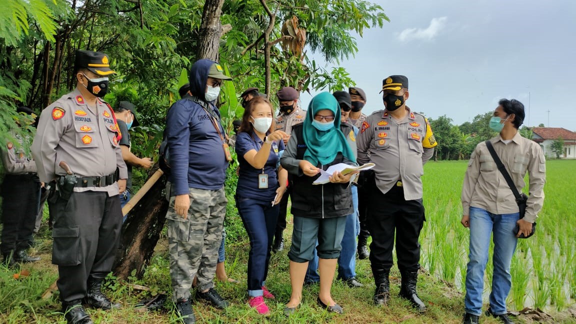Puluhan Anggota Polri Amankan Eksekusi Tanah