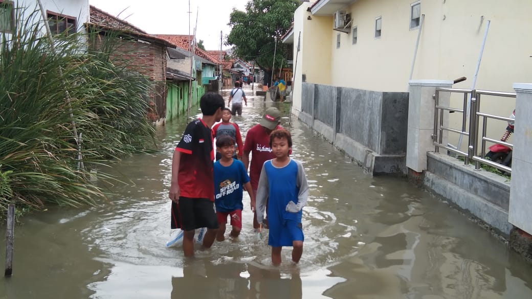 Update: 11 Desa di Kandanghaur Masih Terendam Banjir