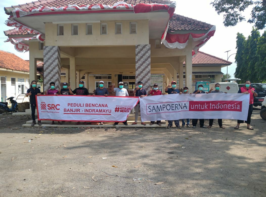 Paguyuban SRC Ciayumajakuning Salurkan Bantuan untuk Korban Banjir Indramayu