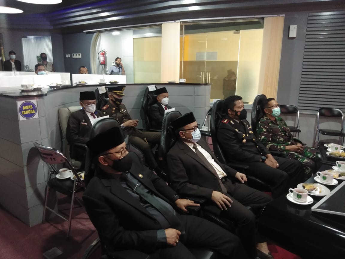 Ketua DPRD dan Forkopimda ikuti Pelantikan Virtual di ICC