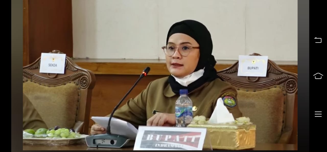 Bupati Hj Nina Cek Langsung Bendung Rentang di Majalengka
