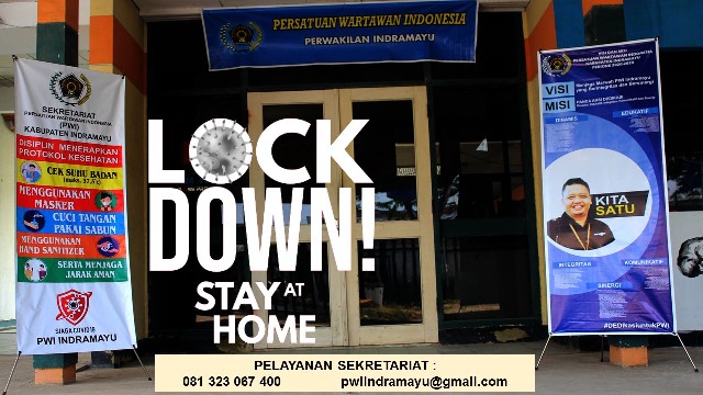 Wartawan Terpapar, PWI Indramayu Lockdown