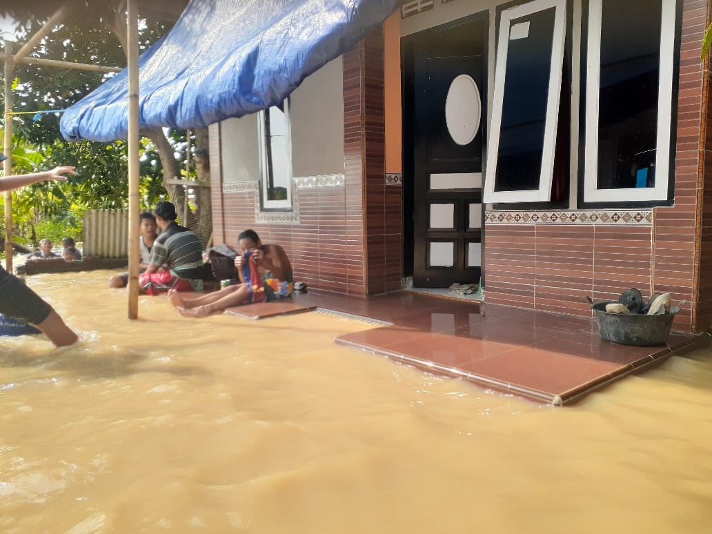 Sungai Cimanuk Meluap Lagi, Desa Babadan Kembali Banjir