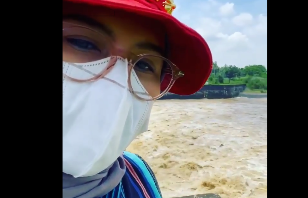 Bupati Nina Cek Langsung Bendung Rentang di Majalengka