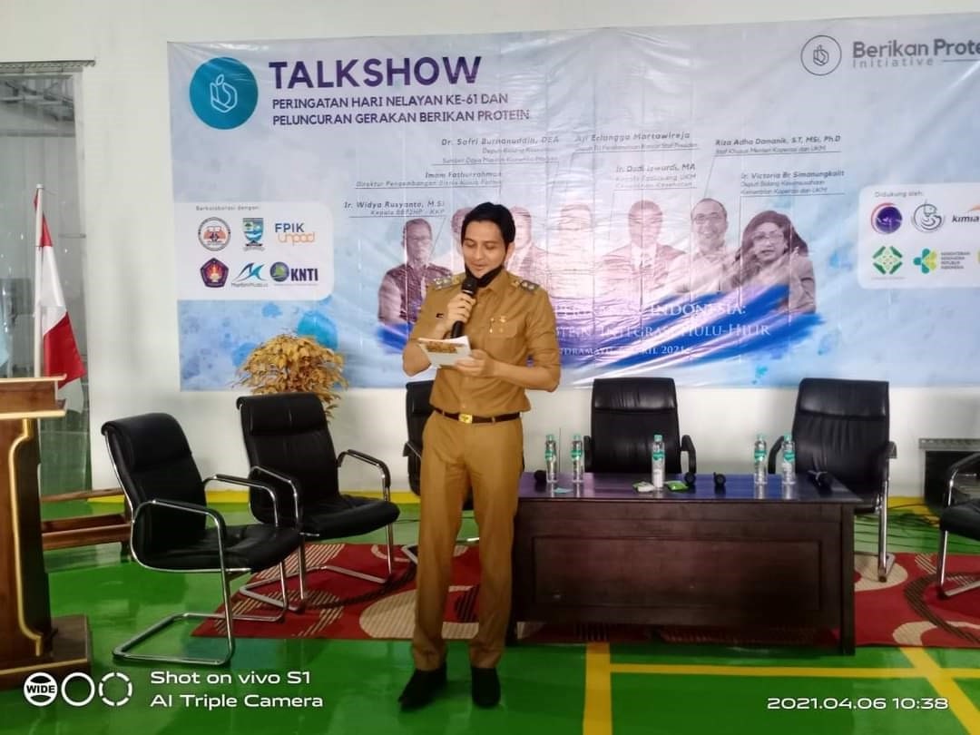 Tingkatkan Status Gizi Masyarakat ,Wabup Resmi Luncurkan Gerakan Berikan Protein