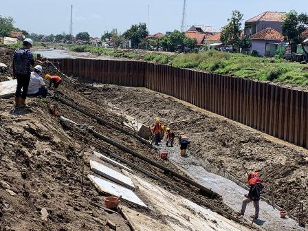 PT Adhi Karya Genjot Pengecoran Bendungan Rentang