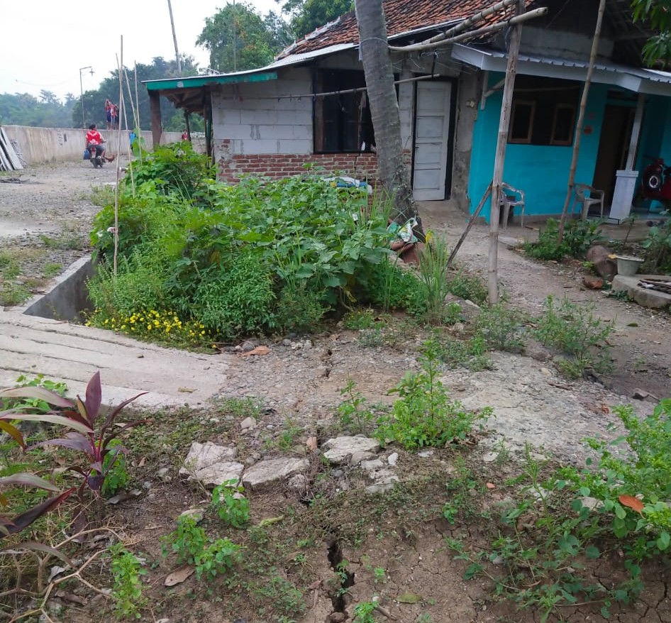 Belum Setahun, Tanggul Cimanuk Kembali Ambles