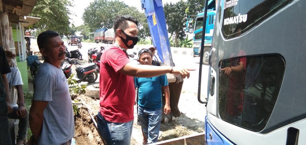 Mesin Ekskavator Proyek Hilang Dicuri