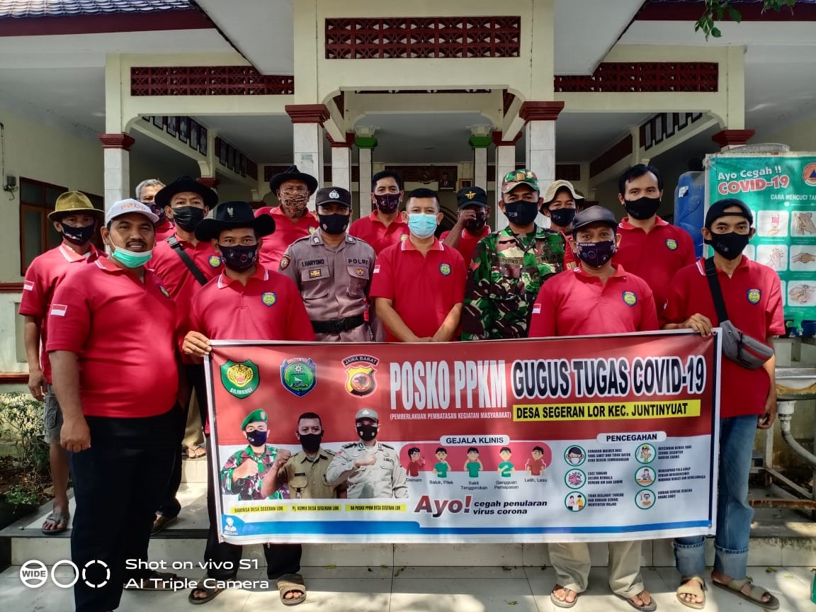 Pemdes Segeran Buka Posko PPKM di Tiap RW