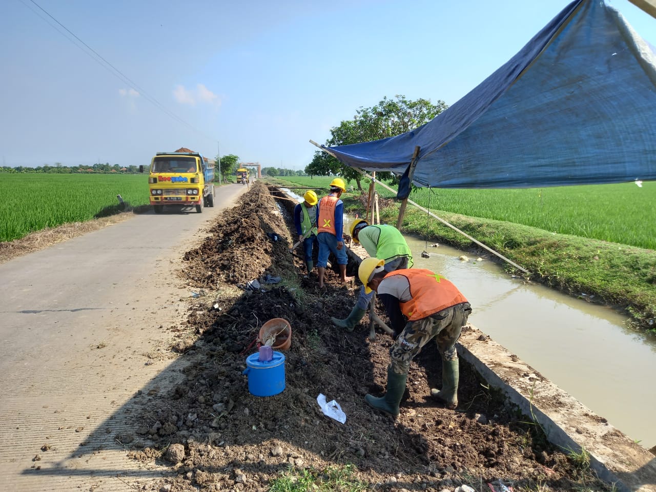 PT. Bumi Karsa (Persero) Fokus Bangun Saluran Sekunder