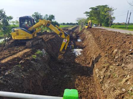 PT Nidya Karya Segera Rampungkan Proyek Saluran Pengelak