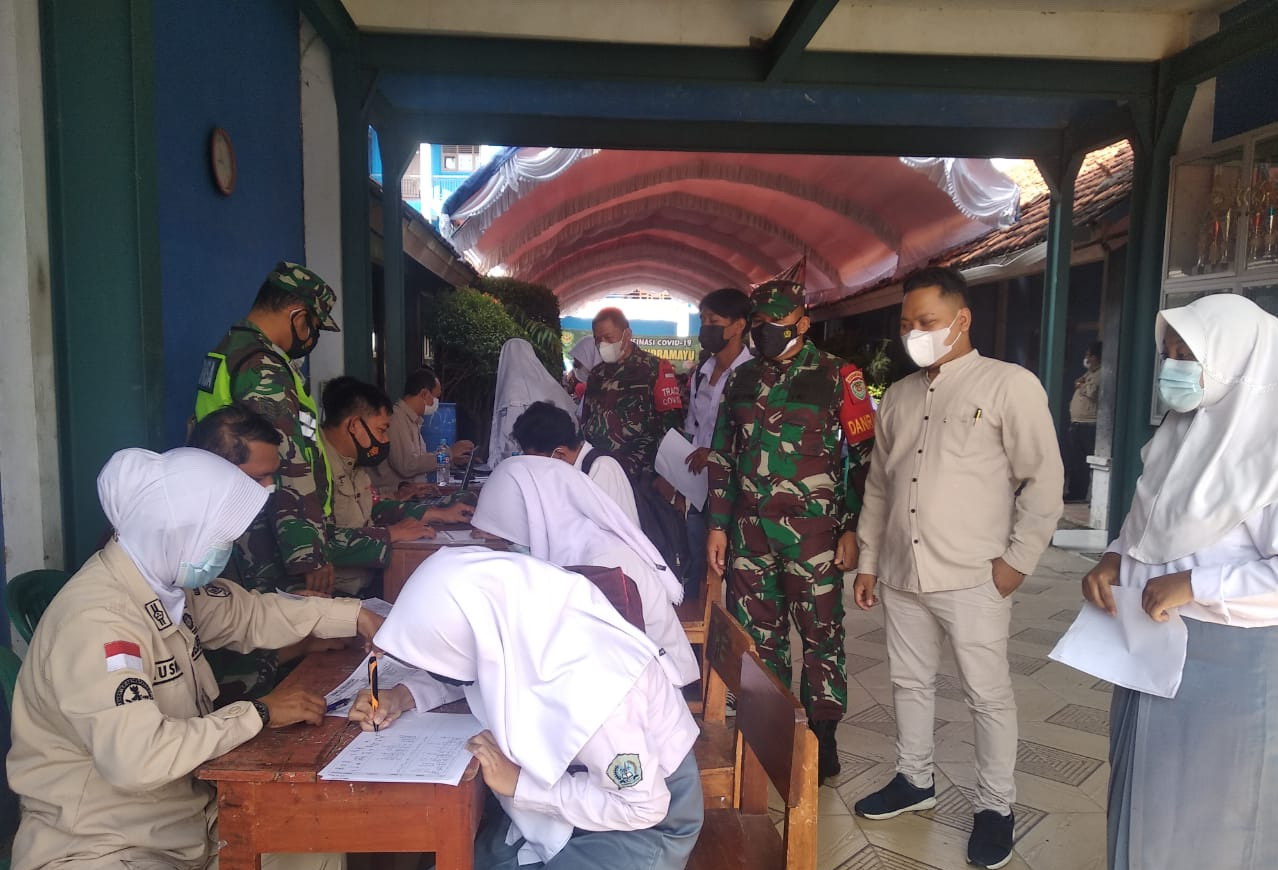 Kangen Sekolah, Pelajar SMK Al Huda Gembira Divaksin