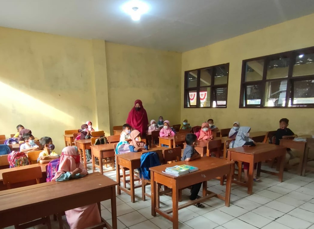 Terapkan PTM dengan Prokes Ketat, SDN 2 Sleman Batasi Jumlah Siswa yang Hadir