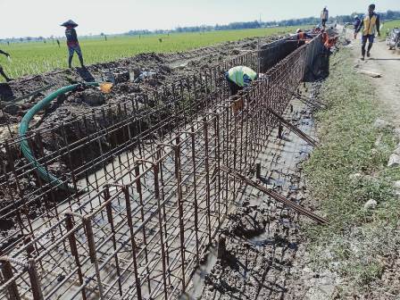 PT. Brantas Abipraya Kerjakan Proyek Irigasi Rentang Indramayu-Majalengka