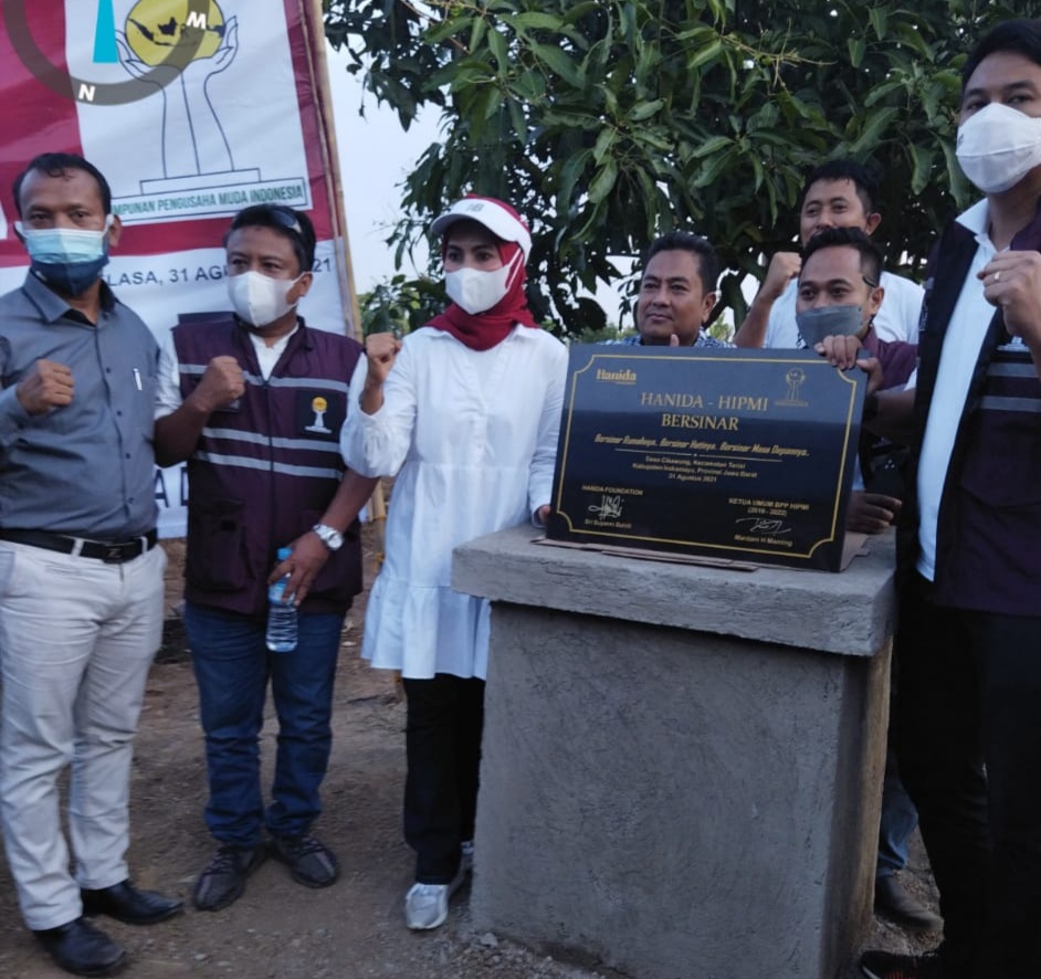 Hanida dan HIPMI Bantu Listrik Warga Terpencil