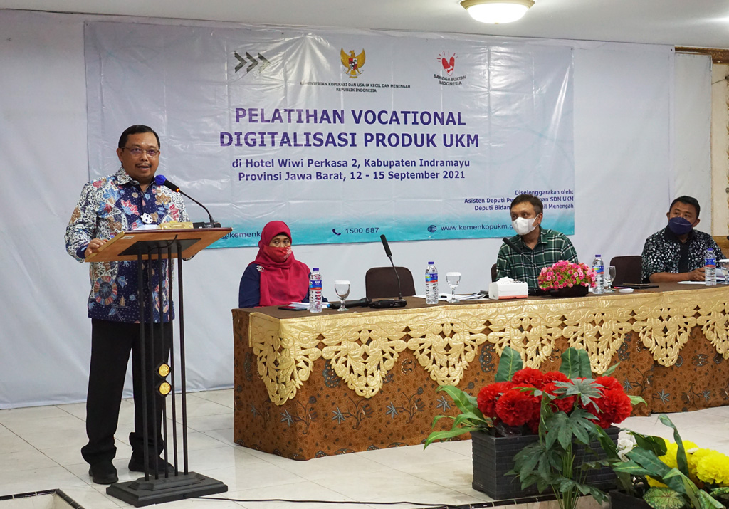 Pelaku UKM Ikuti Pelatihan Vocational Digitalisasi Produk