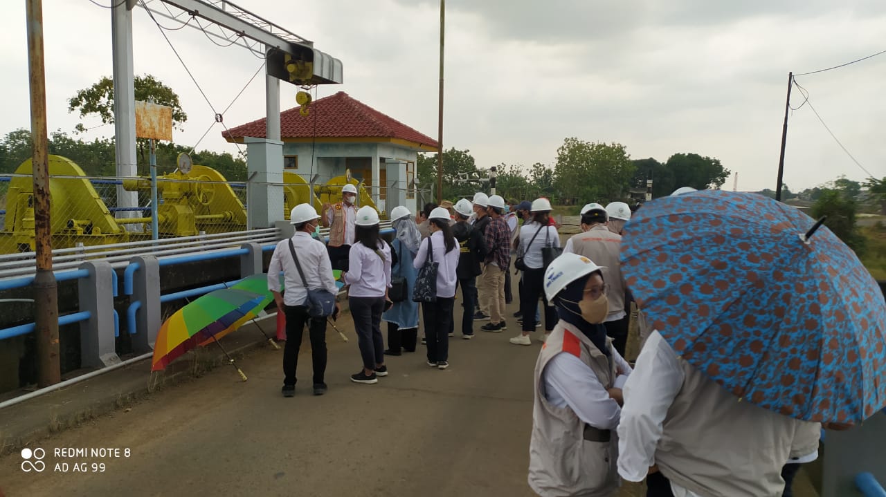 BBWS Pusat Kunjungi Proyek Bedungan Rentang yang Dikerjakan PT. Adhi Karya