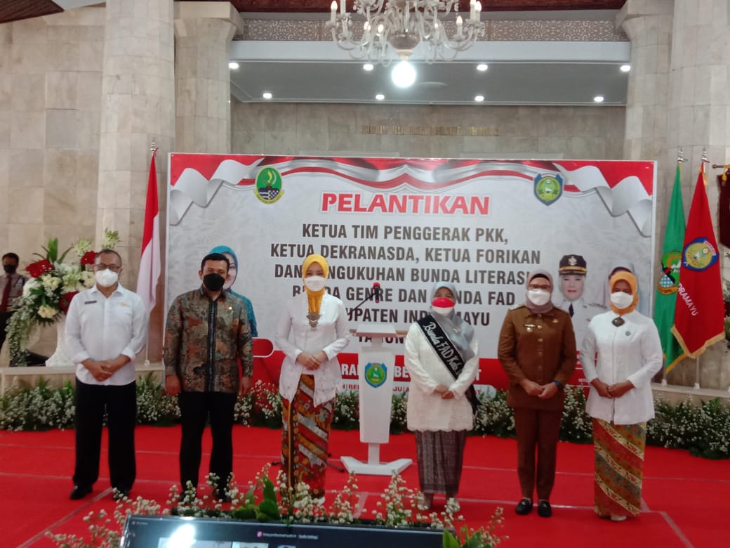 Dr Runisah MPd, Dilantik Ketua TP PKK Indramayu