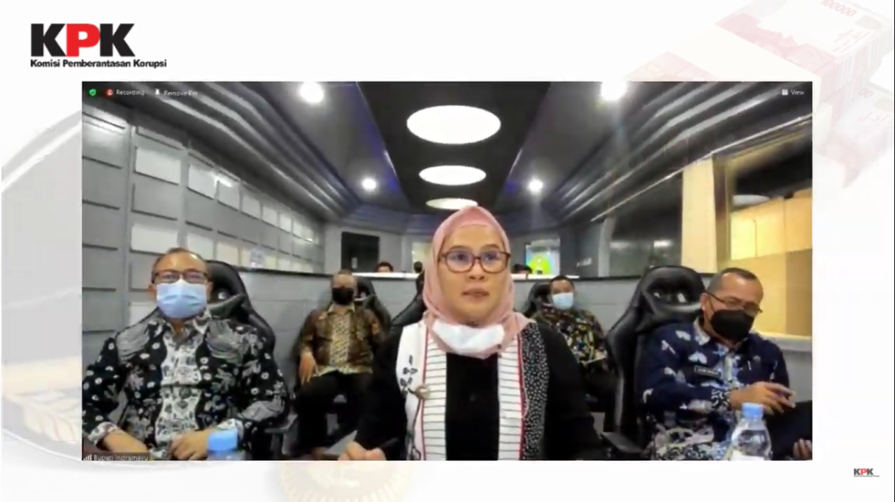 Bupati Indramayu Jadi Narasumber Webinar KPK