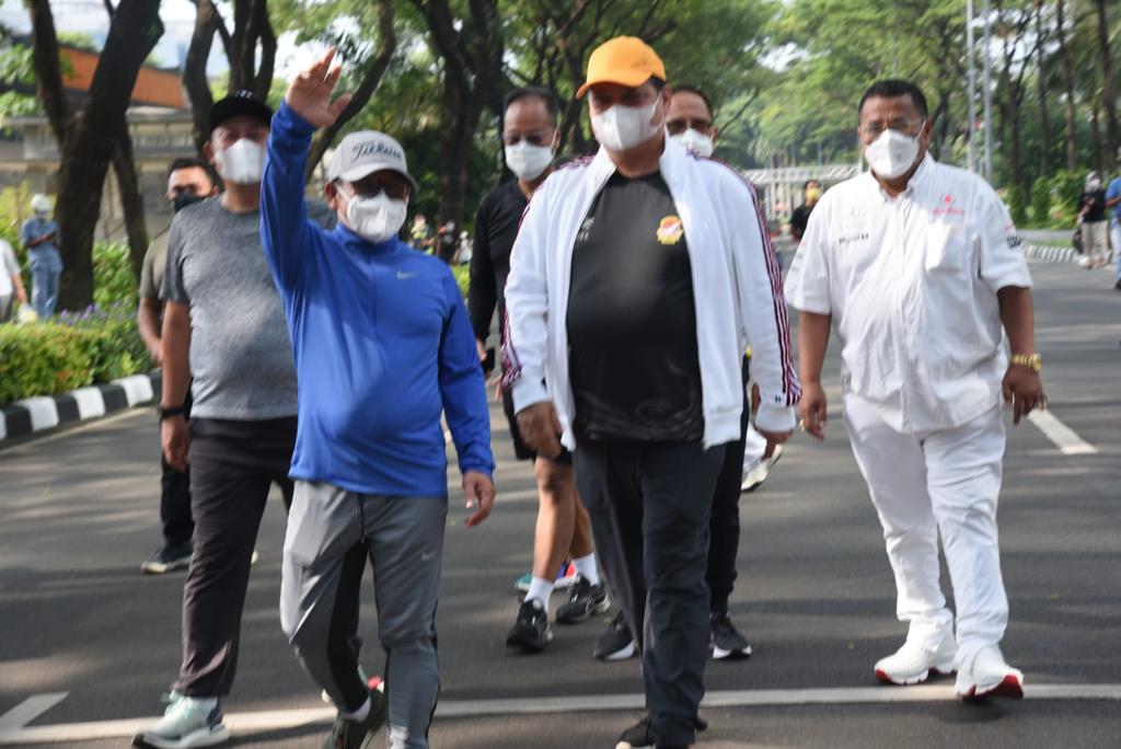 Airlangga-Cak Imin Jalan Pagi Disebut Membangun Hubungan yang Sehat