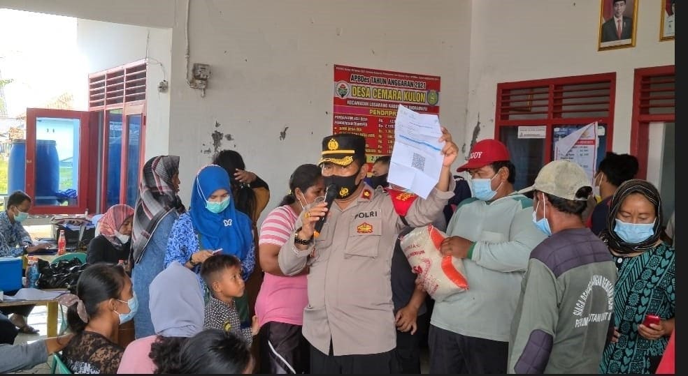 Belum Vaksin, Bansos Ditunda