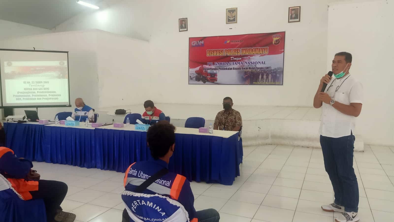 Antisipasi Kencingan BBM, Polres dan Pertamina Helat Sosialisasi Bersama Supir Tangki