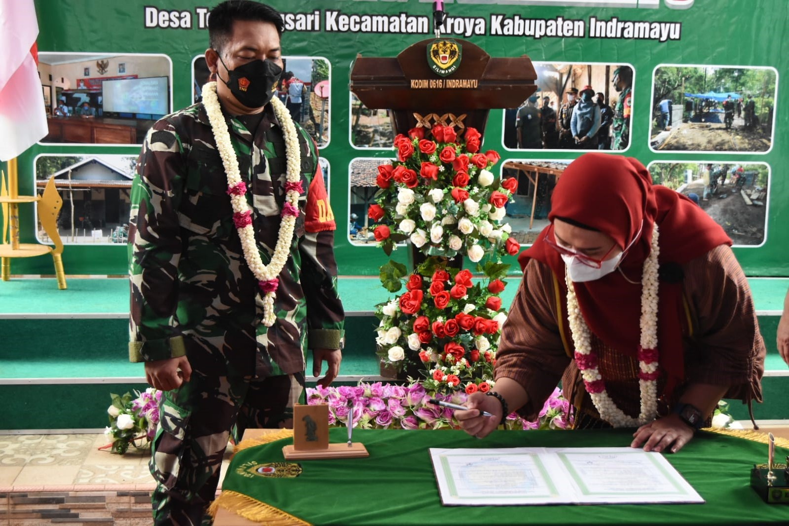 Dandim: Rawat Hasil Pembangunan, Kegiatan BSMSS di Desa Temiyangsari Resmi Ditutup