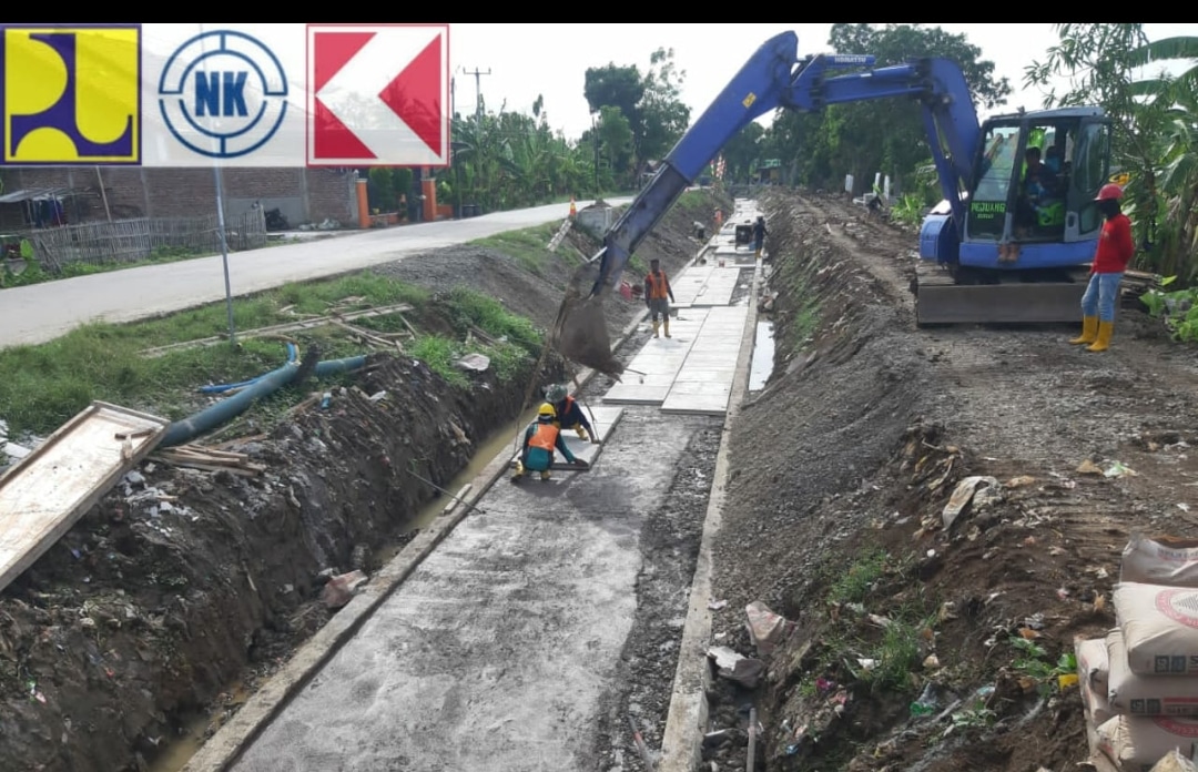 PT. Adhi Karya Kerjakan Proyek Irigasi di Jatitujuh Majalengka