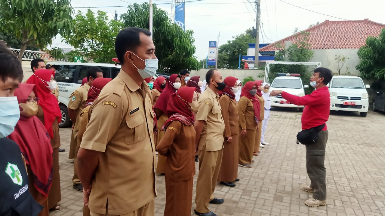 Gelar Apel Pagi Sebelum Giat Vaksin Covid_19