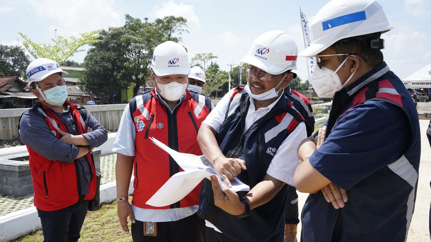 Jajaran Direksi Operasional II Cek Langsung ke Proyek PT. Waskita Karya