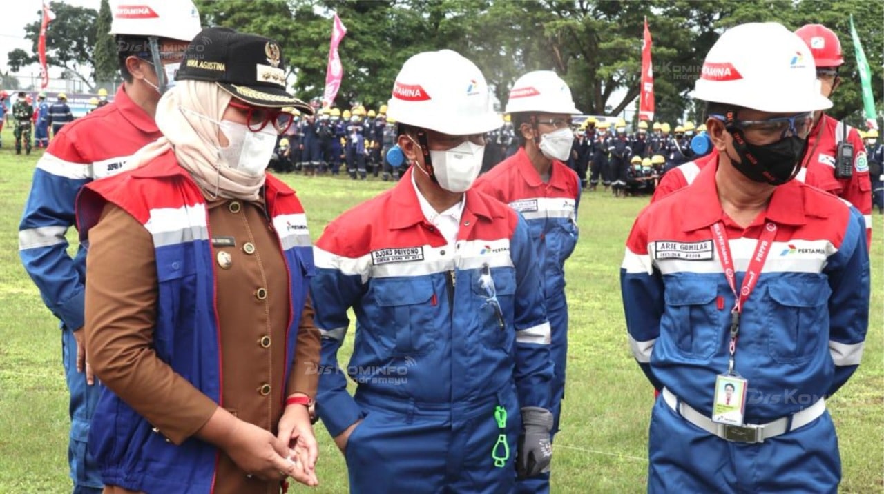 Bupati Nina Hadiri Grand Safety Talk dan Apel Persiapan Pengamanan Major Turn Around