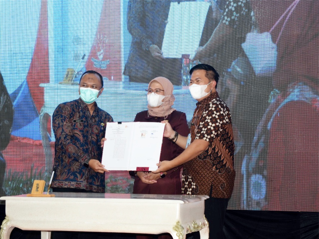 Terobosan Baru Kota Pintar, Bupati Melaunching Digitalisasi Transaksi